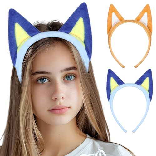 CIATBYYJ Haarreif mit Hundeohren, Plüsch, Welpenohren, niedliches Hundeohren-Spa-Haarband, Halloween-Kostüm, Stirnbänder für Erwachsene und Kinder, 2 Stück CIATBYYJ Haarreif mit Hundeohren, Plüsch, Welpenohren, niedliches Hundeohren-Spa-Haarband, Halloween-Kostüm, Stirnbänder für Erwachsene und Kinder, 2 Stück von CIATBYYJ