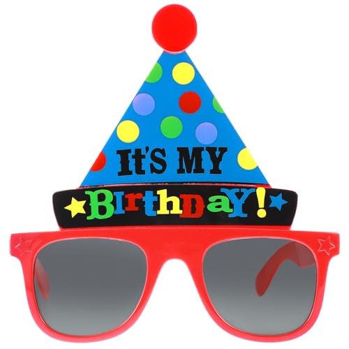 Happy Birthday Brillen,"It's My Birthday" Eyeglasses,Lustige Spaßbrillen,Kunststoffe Partybrille,Party Photo Booth Requisiten,Neuheit Party Sonnenbrille für Erwachsene Kinder Geburtstag Party Deko Happy Birthday Brillen,"It's My Birthday" Eyeglasses,Lustige Spaßbrillen,Kunststoffe Partybrille,Party Photo Booth Requisiten,Neuheit Party Sonnenbrille für Erwachsene Kinder Geburtstag Party Deko von CIATBYYJ