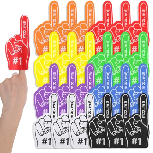 Schaumstoff-Finger, bunt, Mini-Schaumstoff-Finger, niedlich und lustig, Schaumstoff-Finger für Geburtstag, Sport, Weihnachten, Motto-Party, Klassenzimmer, Geschenk, Preis, Tanzaufführung, Baseball Schaumstoff-Finger, bunt, Mini-Schaumstoff-Finger, niedlich und lustig, Schaumstoff-Finger für Geburtstag, Sport, Weihnachten, Motto-Party, Klassenzimmer, Geschenk, Preis, Tanzaufführung, Baseball von CIATBYYJ