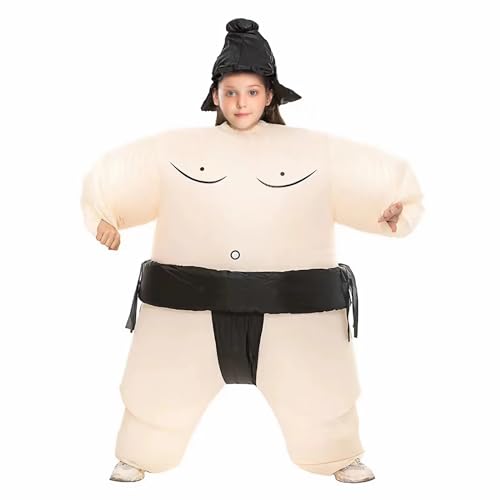 CIBES Aufblasbares Sumo-Kostüm für Erwachsene, Halloween, Rollenspiel, Party, Kostüme, Weihnachte (120-150 CM) von CIBES