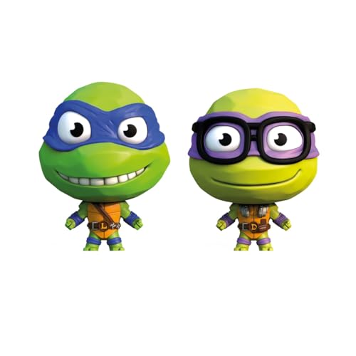 CICABOOM | Elastikorps Heropop TMNT - 10h cm - Ausziehbare, ausziehbare und geschmeidige Figuren - Packung mit Donatello & Leonardo - Begleiten Sie das Abenteuer der Ninja-Schildkröten CICABOOM | Elastikorps Heropop TMNT - 10h cm - Ausziehbare, ausziehbare und geschmeidige Figuren - Packung mit Donatello & Leonardo - Begleiten Sie das Abenteuer der Ninja-Schildkröten von CICABOOM
