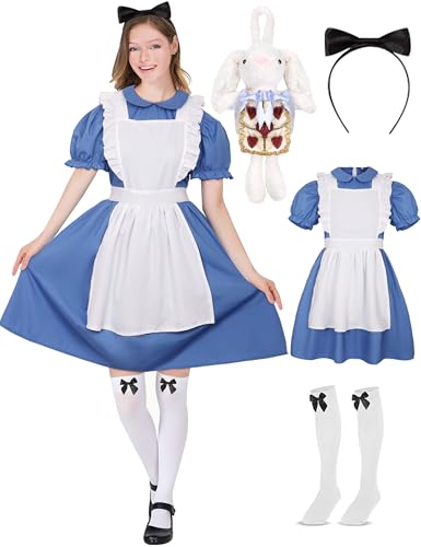CICOCI Halloween-Kostüm für Erwachsene, Märchenfigur, blaues Kleid, Cosplay, komplettes Set CICOCI Halloween-Kostüm für Erwachsene, Märchenfigur, blaues Kleid, Cosplay, komplettes Set von CICOCI