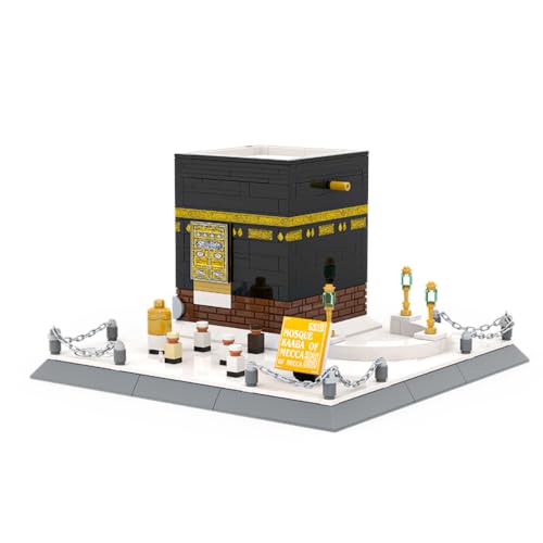 CIJINAY Architecture Islamische Moschee Kaaba of Mecca Bausteine Set Technik, 446 Klemmbausteine Paradise Prayer Hall Modell Bausatz, MOC Spielzeug für Erwachsene Kinder CIJINAY Architecture Islamische Moschee Kaaba of Mecca Bausteine Set Technik, 446 Klemmbausteine Paradise Prayer Hall Modell Bausatz, MOC Spielzeug für Erwachsene Kinder von CIJINAY