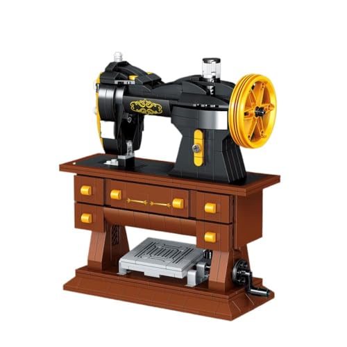 CIJINAY Technik Video Nähmaschine Bausteine Bausatz, 633 Klemmbausteine Kreativ Sewing Machine Modellbausatz, MOC Modular Mini Bricks Set Bauset Spielzeug Geschenk für Kinder Erwachsene von CIJINAY