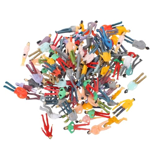 100 STK Charaktermodell Menschen Figur Modell Sandtisch Menschen Modelle Menschenmodelle Auf Dem Sandtisch Landschaft Menschen Modelle Sandtisch Minifiguren Plastik CIMAXIC von CIMAXIC