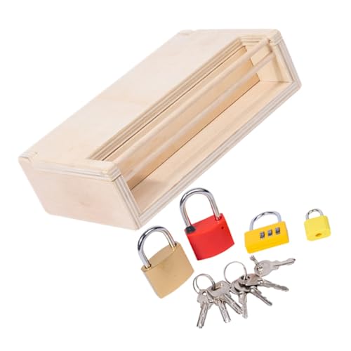CIMAXIC 1 Satz Frühe Bildungsschachtel Schlüssel-Schlösser-Lernspielzeug für Kleinkinder Schlüssel, Schlösser, Lernspielzeug für bastelzeug lernspielzeug spielzeuge Metall CIMAXIC 1 Satz Frühe Bildungsschachtel Schlüssel-Schlösser-Lernspielzeug für Kleinkinder Schlüssel, Schlösser, Lernspielzeug für bastelzeug lernspielzeug spielzeuge Metall von CIMAXIC