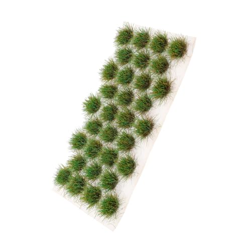 CIMAXIC 1 Satz Modell Sandtisch Rasen Grasbüschel Miniatur Miniaturen Gras Modellgras Simulationsgras-Miniatur Miniaturgras Kleine Grasbüschel Plastik Green von CIMAXIC