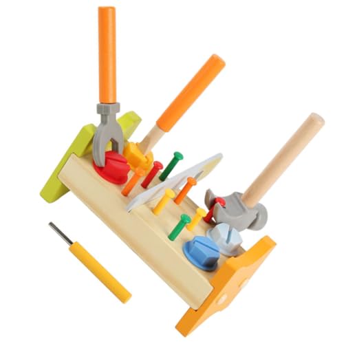 CIMAXIC 1 Set Holzklopfbrett Für Kleinkinder Pounding Peg Werkbank Mit Hammer Fördert Motorische Fähigkeiten Und Kreative Spielmöglichkeiten Für Babys Und Kleinkinder CIMAXIC 1 Set Holzklopfbrett Für Kleinkinder Pounding Peg Werkbank Mit Hammer Fördert Motorische Fähigkeiten Und Kreative Spielmöglichkeiten Für Babys Und Kleinkinder von CIMAXIC