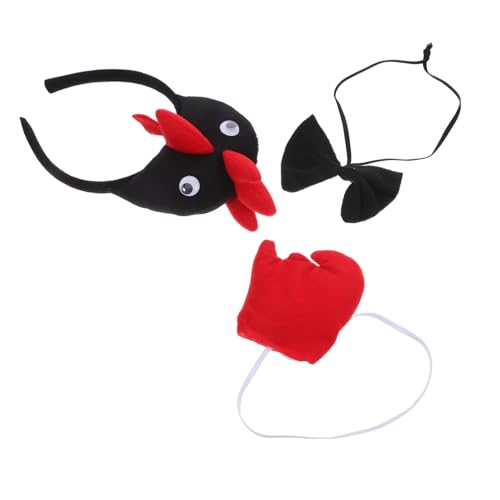 CIMAXIC Huhn Kostüm Zubehör Set Ostern Party Supplies Erwachsene Hahn Stirnband Fliege CIMAXIC Huhn Kostüm Zubehör Set Ostern Party Supplies Erwachsene Hahn Stirnband Fliege von CIMAXIC