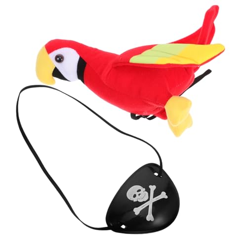 CIMAXIC 1 Set Piratenpapagei Requisiten Papagei Schulter Requisite Piratenvogel Schulterpapagei Für Piratenkostüm Papagei Outfit Augenklappe Piratenspielzeug Papagei Mädchen CIMAXIC 1 Set Piratenpapagei Requisiten Papagei Schulter Requisite Piratenvogel Schulterpapagei Für Piratenkostüm Papagei Outfit Augenklappe Piratenspielzeug Papagei Mädchen von CIMAXIC