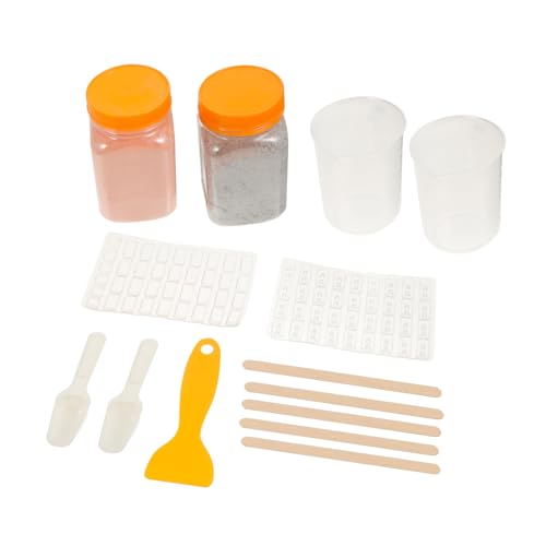 CIMAXIC 1 Set Ziegelform Set Ziegelherstellungszubehör Werkzeuge Material Starter Kit Sandkasten Miniatur Bauzubehör Bewegliche Sandkunst DIY Sandtisch Zubehör Sieb Im Freien von CIMAXIC