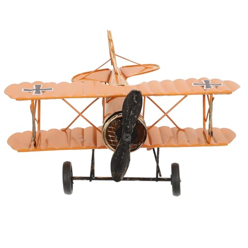 CIMAXIC 1 Stück Retro -Schmiedeeisenflugzeugmodell Vintage Dekoration Retro Dekoration Fliegerspielzeug für Flugzeug Figur Flugzeugmodell Ornament Retro-Flugzeug- Golden CIMAXIC 1 Stück Retro -Schmiedeeisenflugzeugmodell Vintage Dekoration Retro Dekoration Fliegerspielzeug für Flugzeug Figur Flugzeugmodell Ornament Retro-Flugzeug- Golden von CIMAXIC