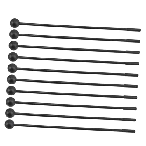 CIMAXIC 10 Stück Kunststoff-trommelschlägel Hammer Xylophon Instrument Schlägel Kunststoff-Drumsticks Percussion Drum Tools Drumsticks Mit Langem Griff von CIMAXIC