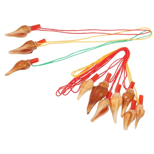 CIMAXIC 10 Stück Muschelpfeife Medaillon Instrumente des Deckels Conch Whistle Kinderpfeife Musikspielzeug Pfeife Instrument Pfeife Kinderpfeife Spielzeugpfeife Für CIMAXIC 10 Stück Muschelpfeife Medaillon Instrumente des Deckels Conch Whistle Kinderpfeife Musikspielzeug Pfeife Instrument Pfeife Kinderpfeife Spielzeugpfeife Für von CIMAXIC