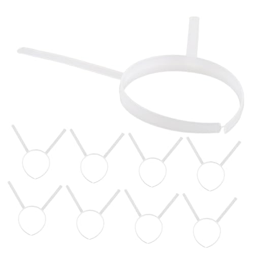 CIMAXIC 10pcs Haarnadel Stirnband Hoop Ohr Stirnband Rahmen Unfinished Kunststoff Kopfbedeckung Für Cosplay Handwerk Party CIMAXIC 10pcs Haarnadel Stirnband Hoop Ohr Stirnband Rahmen Unfinished Kunststoff Kopfbedeckung Für Cosplay Handwerk Party von CIMAXIC