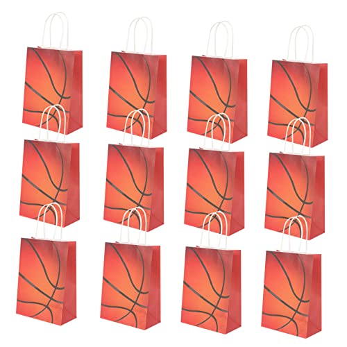 CIMAXIC 12 Stück Bonbontüten Aus Kraftpapier Basketballtasche Taschen Bevorzugen Taschen Für Partygeschenke Partytaschen Füllstoffe Basketballkinder Zellophanbeutel Korb Weißes Kraftpapier CIMAXIC 12 Stück Bonbontüten Aus Kraftpapier Basketballtasche Taschen Bevorzugen Taschen Für Partygeschenke Partytaschen Füllstoffe Basketballkinder Zellophanbeutel Korb Weißes Kraftpapier von CIMAXIC