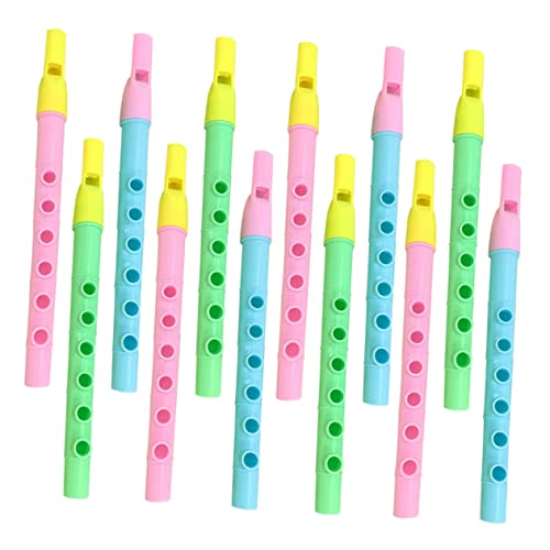 CIMAXIC Mini-Recorder 12er Satz 6-Loch Sopran Blockflöte Aus Kunststoff Für Anfänger Und Kinder Als Musikinstrument von CIMAXIC