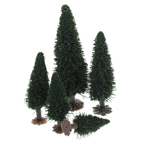 CIMAXIC 15 Stück kleines Baumlandschaftsmodell Artificial Tree mikrolandschaft Sandtisch Dekoration gießen weihnachtsdeko Mini-Pflanzendekor grüne Landschaft Landschaftsmodell Eisen von CIMAXIC