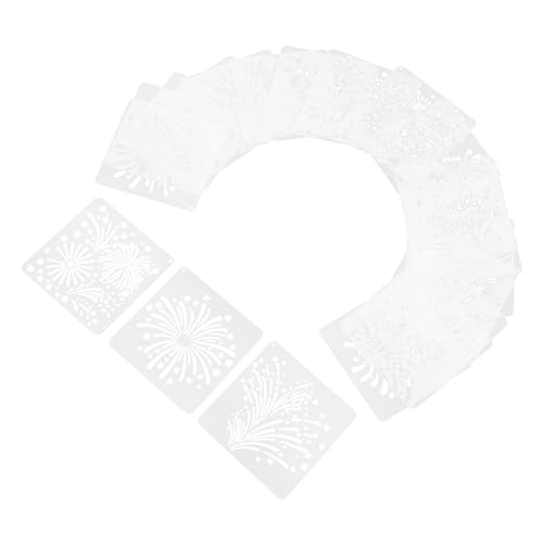 CIMAXIC 20 Stück Vorlage Party Malschablonen Schablone Vinyl Schablone Papier Farbmarker Kaffee Schablonen Kreide Schablonen Wiederverwendbare Vorlagen Zeichen von CIMAXIC