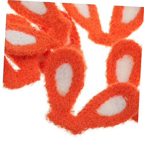CIMAXIC Mini-hasenohr-dekorationen 20 Stück Stoffohren Zum Basteln Haarspangen Charm-set von CIMAXIC