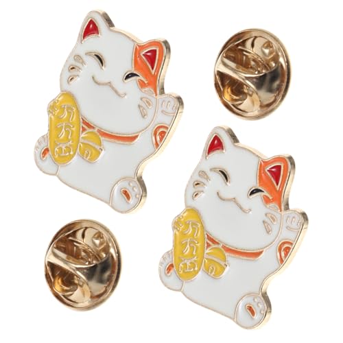 CIMAXIC 2st Glückskatzenbrosche Tier Brosche Katzenstift Kätzchen Brosche Tierdekoration Staubkappe, Duschhaube Cartoon-pin Geschenkbrosche Accessoires Brosche Tierstift Legierung CIMAXIC 2st Glückskatzenbrosche Tier Brosche Katzenstift Kätzchen Brosche Tierdekoration Staubkappe, Duschhaube Cartoon-pin Geschenkbrosche Accessoires Brosche Tierstift Legierung von CIMAXIC