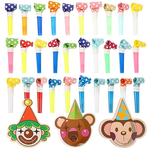 CIMAXIC 30 Stück Partytröten Party-krachmacher Blowouts Pfeifen Für Kinder Und Erwachsene Lustige Partygeschenke CIMAXIC 30 Stück Partytröten Party-krachmacher Blowouts Pfeifen Für Kinder Und Erwachsene Lustige Partygeschenke von CIMAXIC