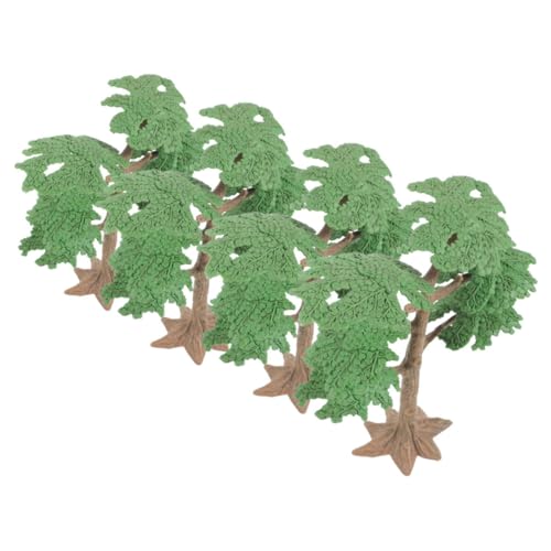 CIMAXIC 4 Stück Simulationslandschaftsbaum Modell Gartenbaum Pflanzenmodelle Modelle Trainieren Baumpflanzmodelle Glühbirne Decke Kleine Baummodelle Mini-Modelle Mini-bäume Basteln Plastik von CIMAXIC