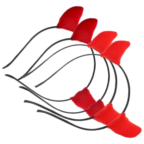 CIMAXIC Spa-horn-stirnband Teufelshörner Kopfschmuck Für Halloween Cosplay Bequemer Und Stilvoller Haarschmuck von CIMAXIC