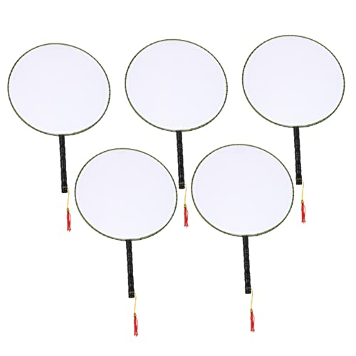 CIMAXIC 5 Stück Teiliges Diy Malset Fächer Blanko zum Bemalen und Basteln Handgemalt mit Aufhängekordel für Kindergarten Mädchen und Jungen Kreatives Kunstprojekt CIMAXIC 5 Stück Teiliges Diy Malset Fächer Blanko zum Bemalen und Basteln Handgemalt mit Aufhängekordel für Kindergarten Mädchen und Jungen Kreatives Kunstprojekt von CIMAXIC