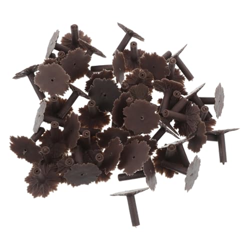 CIMAXIC 50 Stück Modellbaumfüße Miniatur-baumsockel Modelllandschaftsbaum DIY-mikrolandschaft Modellbäume Stehen Kleiner Baumsockel Baumbasishalter Bastelständer Light Brown Plastik von CIMAXIC