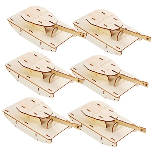 CIMAXIC 6 Stck. Teiliges Unbemaltes Holzpanzer Modell für DIY Montage Modell Pädagogisches Kreativität und Handfertigkeit Holz Panzermodell zum Zusammenbauen CIMAXIC 6 Stck. Teiliges Unbemaltes Holzpanzer Modell für DIY Montage Modell Pädagogisches Kreativität und Handfertigkeit Holz Panzermodell zum Zusammenbauen von CIMAXIC