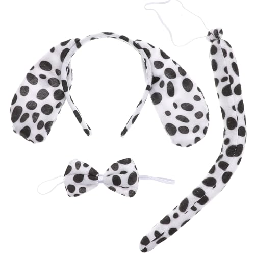 CIMAXIC 2 Set Hundeohren Stirnband Fliege Tails Tier Cosplay Requisiten Für Party Kostüme CIMAXIC 2 Set Hundeohren Stirnband Fliege Tails Tier Cosplay Requisiten Für Party Kostüme von CIMAXIC