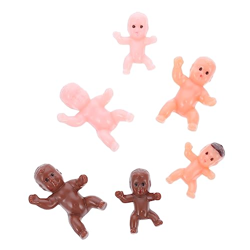 CIMAXIC Babyparty-spielzeugset – 60 Mini-babys Aus Plastik Für Kuchendekoration Und Lustige Partygeschenke von CIMAXIC
