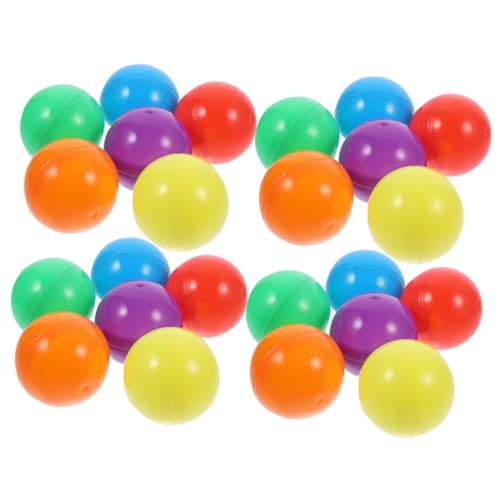 CIMAXIC Craft 60 Stück Runde Befüllbare Kapseln Aus Für Verkaufsautomaten Zur Aufbewahrung Von Partygeschenken von CIMAXIC
