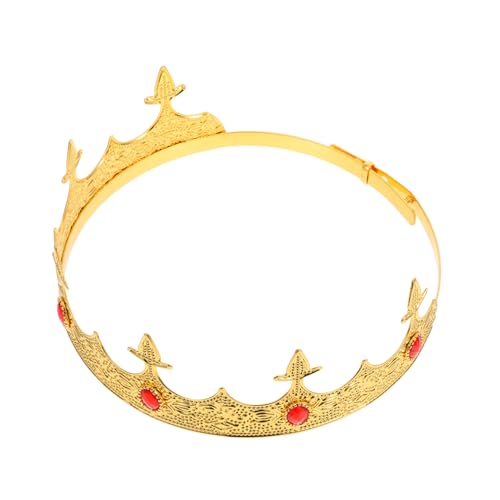 CIMAXIC Mittelalterlicher Renaissance-hut Für Erwachsene Prinzenhut Goldene Krone Stirnband Für Königskostüme Party CIMAXIC Mittelalterlicher Renaissance-hut Für Erwachsene Prinzenhut Goldene Krone Stirnband Für Königskostüme Party von CIMAXIC