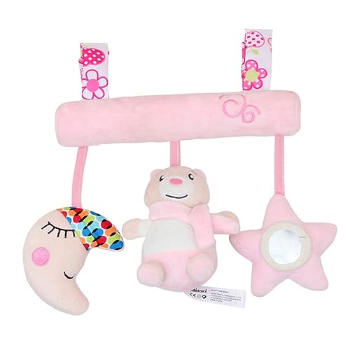 CIMAXIC Bett hängen für kinderspielzeug + Car seat Toy für zum Aufhängen im Kinderwagen Krippenspielzeug Plüsch Rosa CIMAXIC Bett hängen für kinderspielzeug + Car seat Toy für zum Aufhängen im Kinderwagen Krippenspielzeug Plüsch Rosa von CIMAXIC