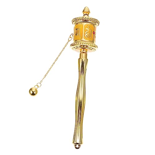CIMAXIC Hand Gebetsmühle Buddhismus buddismus Sauf traditionelle Gebetsmühle religiöse thematische Verzierung religiöse Tischdekoration einzigartige Gebetsmühle Legierung Golden CIMAXIC Hand Gebetsmühle Buddhismus buddismus Sauf traditionelle Gebetsmühle religiöse thematische Verzierung religiöse Tischdekoration einzigartige Gebetsmühle Legierung Golden von CIMAXIC
