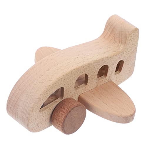 CIMAXIC Elegantes Flugzeugspielzeug Für Jungen Und Mädchen Holzflugzeug Für Kleinkinder Von 3–5 Jahren Sichere Lernspielzeugflugzeuge von CIMAXIC