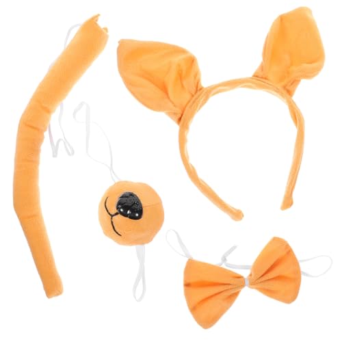 CIMAXIC Känguru Ohren Stirnband Mit Gefälschter Nase Und Bowtie Für Kostümpartys Tierkostümzubehör Für Halloween Karneval Und Cosplay Anlässe CIMAXIC Känguru Ohren Stirnband Mit Gefälschter Nase Und Bowtie Für Kostümpartys Tierkostümzubehör Für Halloween Karneval Und Cosplay Anlässe von CIMAXIC