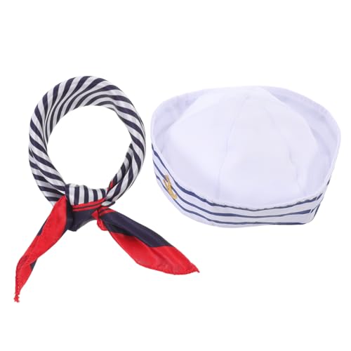 CIMAXIC Hut-schal-set Matrosenmütze Kostüm Für Cosplay Unisex-größe von CIMAXIC
