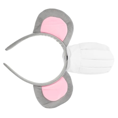 CIMAXIC Kochmütze Stirnband Mit Mausohren Stirnband Für Jungen Und Mädchen Mauskostüm von CIMAXIC
