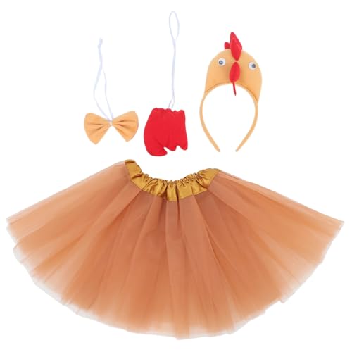 CIMAXIC Ostern Kostüme Zubehör Huhn Stirnband Set Elektrische Huhn Tutu Outfit Für Kinder Erwachsene Party CIMAXIC Ostern Kostüme Zubehör Huhn Stirnband Set Elektrische Huhn Tutu Outfit Für Kinder Erwachsene Party von CIMAXIC
