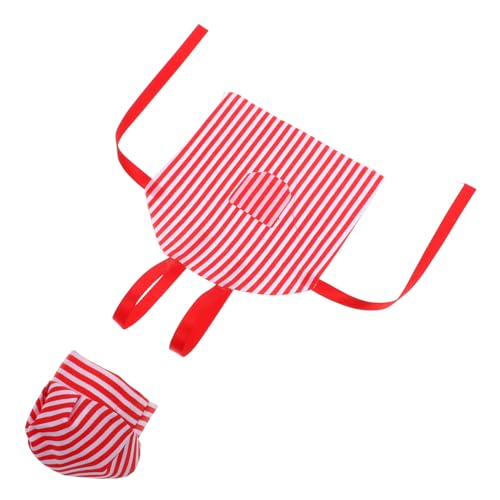 Süßes Puppenhaus-Outfit Inklusive Schürze Und Mütze Für Puppen von CIMAXIC