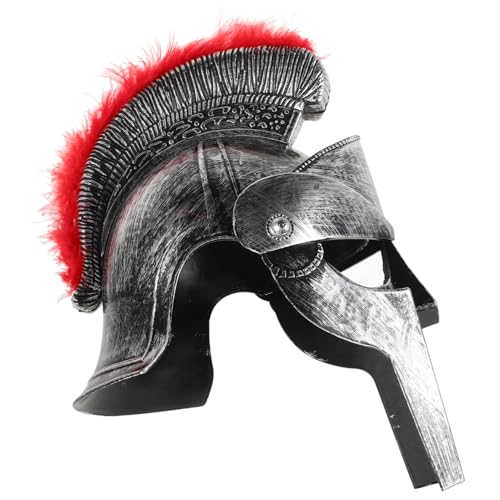 CIMAXIC Mittelalterlicher Ritterhelm Antiker Griechischer Helm Kopfbedeckung Für Cosplay Und Kostüme Für Halloween Und Mottopartys von CIMAXIC