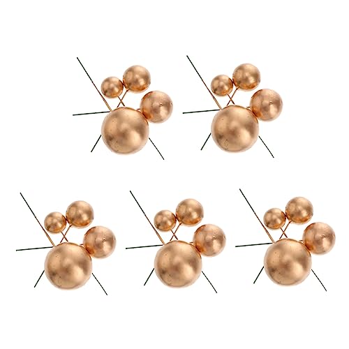 Goldene Kugel Kuchendekor 20 Stücke Kuchenaufsatz Dekoration Für Geburtstagsparty Festliche Anlässe Accessoire von CIMAXIC