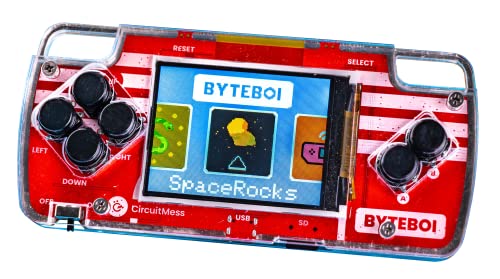 CIRCUITMESS ByteBoi – DIY Spielkonsole, die über Elektronik und Codierung lehrt I Lern-DIY-Gadget I Open-source I Learn How to Code Your Own Videospiel CIRCUITMESS ByteBoi – DIY Spielkonsole, die über Elektronik und Codierung lehrt I Lern-DIY-Gadget I Open-source I Learn How to Code Your Own Videospiel von CIRCUITMESS
