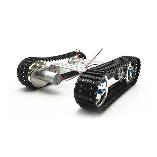 CIRONI Roboter Aluminium-Plattform, dämpfend, Metalltank, Roboter-Chassis, kreativer DIY-Crawler programmierbar Roboter von CIRONI