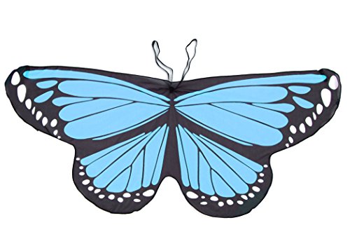 CISMARK Mädchen-Verkleidungen, Chiffon, Schmetterlingsflügel, Halloween-Zubehör, Monarchblau CISMARK Mädchen-Verkleidungen, Chiffon, Schmetterlingsflügel, Halloween-Zubehör, Monarchblau von CISMARK