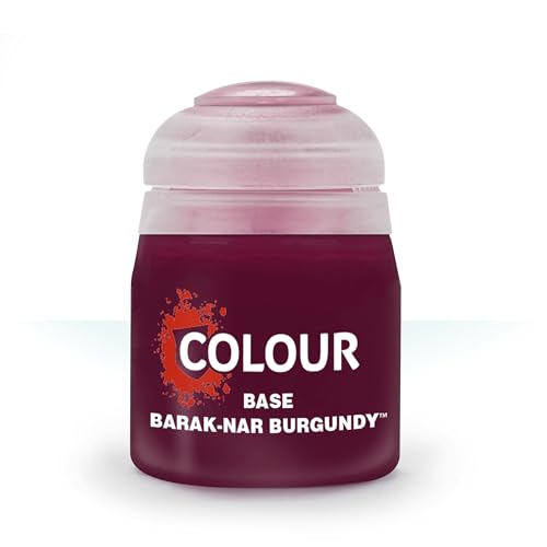 CITADEL Games Workshop Barak-NAR Burgunderfarbe, Wh Farbe, Basismodellfarbe, 12 ml von CITADEL
