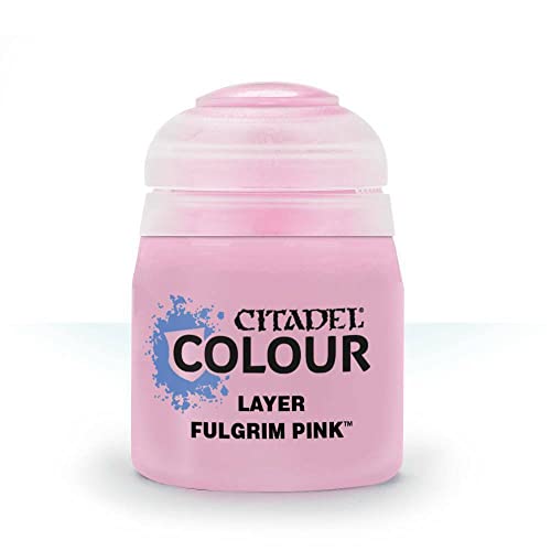 Citadel Games Workshop Fulgrim Pink Paint – Wh-Farbe – Schichtmodellfarbe – 12 ml von CITADEL
